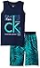Calvin Klein Toddler Boys Boys 2 Pieces Tank Top Short Set, Navy, 3T