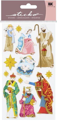 EK Success Brands Sticko Sticker, Nativity