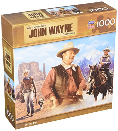 MasterPieces John Wayne On the Trail Jigsaw Puzzle, 1000-Piece