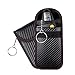 Faraday Bag Key Fob Signal Blocking, Faraday Cage Protector RFID Blocking, Nano Car Key fob Case Pack of 2, Waterproof, Carbon Fiber Texture,by Enjoyee