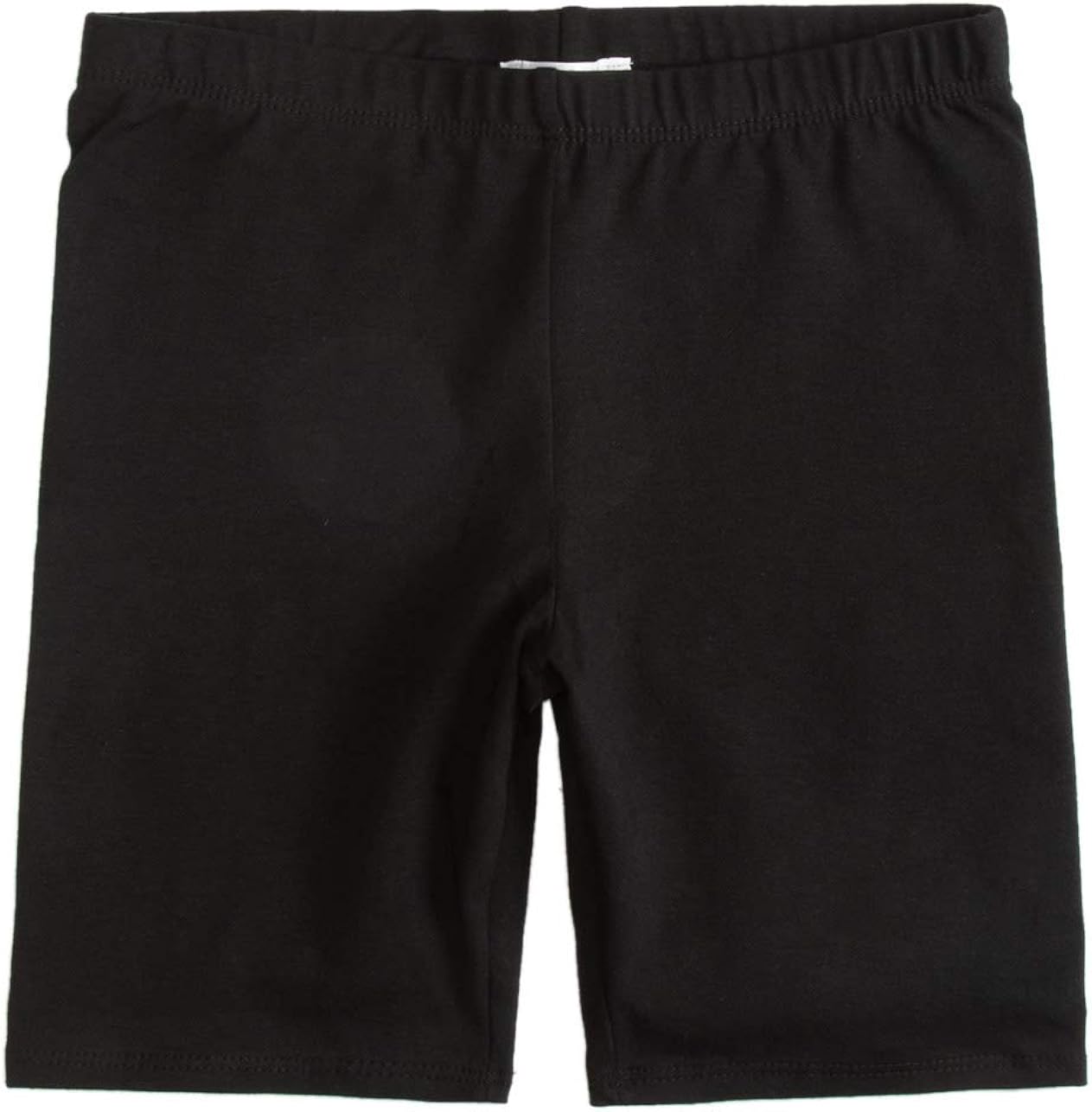 girls white biker shorts