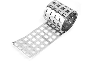 DEWIN Pure Nickel Strip 99.6% Nickel, 1M 0.15 mm Soldering Tabs for High Capacity 18650 Lithium Battery Pack, Li-Po, NiMh and NiCd Battery Pack and Spot Welding