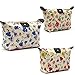 Comestic Bag, Sandistore 1PC Women Travel Make Up Cosmetic Pouch Bag Clutch Handbag Casual Purse (1, Blue)