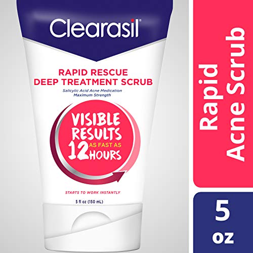 Clearasil Rapid Rescue Deep Treatment Face Scrub, 5 fl. Oz. (Pack of 2)