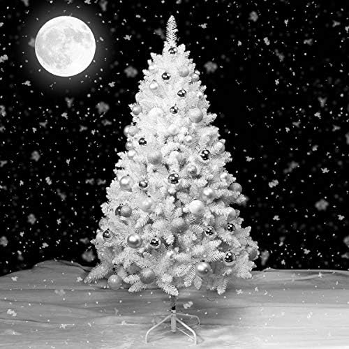 Artificial Christmas Tree Xmas Pine Tree with Solid Metal Legs Perfect for Indoor and Outdoor Holiday Decoration