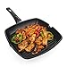 Savisto 28cm Premium Cast Aluminium Non-Stick Griddle Pan for Gas, Induction & Electric Hobs with Detachable Handle