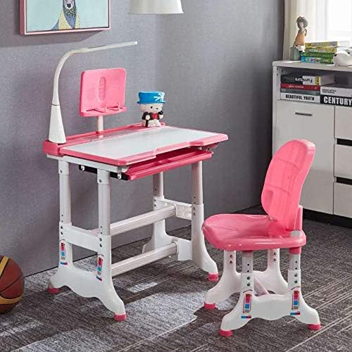childrens pink desk and chair set