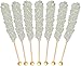 Buffalo Bills Natural (White) Rock Candy On A Stick (36-ct tub white rock candy crystal sticks)
