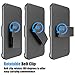 Tekcoo Galaxy Sky Case, J3 / J3 V Case, Galaxy Sol Case, [Hoplite Series] [Black] Shock Absorbing Holster Locking Belt Clip Defender Heavy Kickstand Cover for Samsung Galaxy Amp Prime/Express Prime
