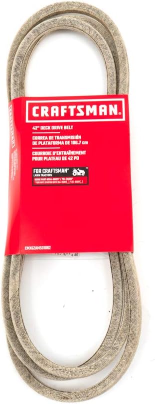 Amazon Com Craftsman Cmxgzam501062 42 Inch Lawn Mower Deck Drive Belt Oe 754 05021 Garden Outdoor