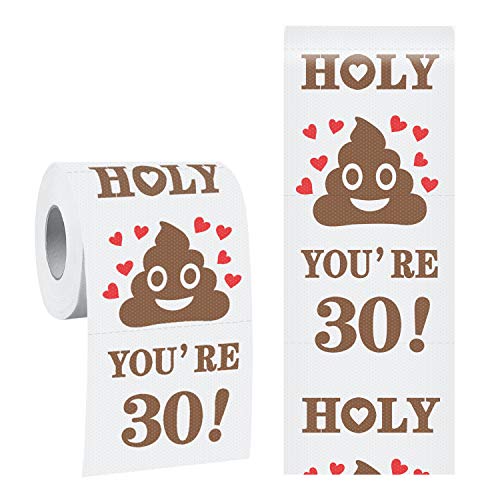 30th Birthday Toilet Paper Roll Prank Funny Gag Gift Birthday Gifts