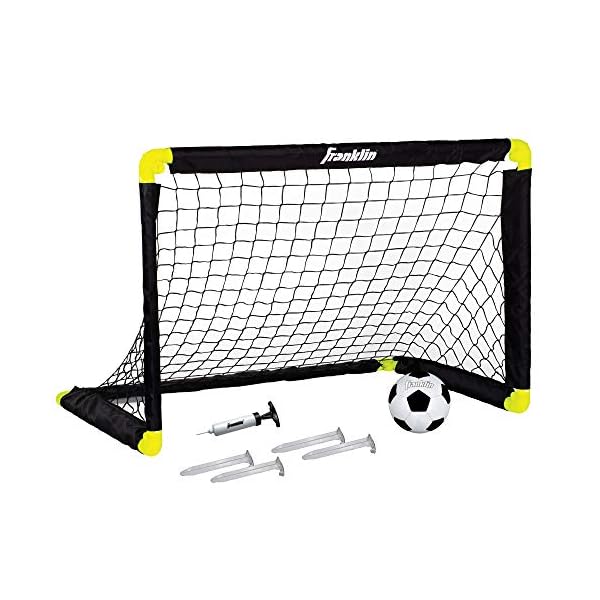 Franklin Sports Mini Soccer Goal Set Backyard + Indoor Mini Net