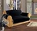 Quilted Pet Dog Children Kids - Furniture Protector- Microfiber Slip Cover Black Sofa