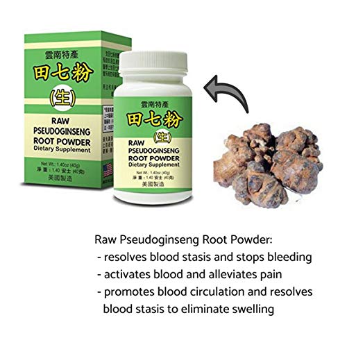 Raw Pseudoginseng Root Powder :: Herbal Supplement for Cardiovascular Health :: Made in USA