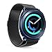 Kartice Compatible Samsung Gear Sport Bands,Gear Sport Band 20mm Milanese Loop Strap Magnetic Stainless Steel Replacement Band Compatible Samsung SM-R600 Gear Sport Watch Band-Black