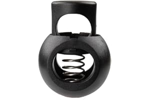 Paracord Planet Extra Large Spring-Loaded Plastic Cord Locks – Fits Up to 5/8 Bungee Cord, Utility Ropes, & Crafting Cords