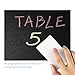 7.2 X 5.5 Inch Mini Chalkboards Signs, Double-Sided Writing Chalkboard Signs with Bamboo Base Stands, with Chalk, with Chalk Eraser, with Chalk Set, 6 Pair