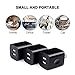 Black USB Wall Adapter, Charging Block, 3Pack Dual Port 2.1A Fast Wall Charger Brick Base Cube USB Plug Outlet Phone Charger Box for iPhone 16e 16 Pro 15 14 13 12 11 XS Max XR X 8 7 6, iPad, Samsung