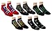 Marvel Avengers Mens 5pk No Show Socks Black