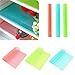 JINDIN 4pcs/lot Kitchen Refrigerator Shelf Liner Fridge Pads for Keeping Vegetables & Fruits Fresh Anti-fouling Mildew Waterproof Antibacterial Moisture Silicone Mat Washable Placemat Blue