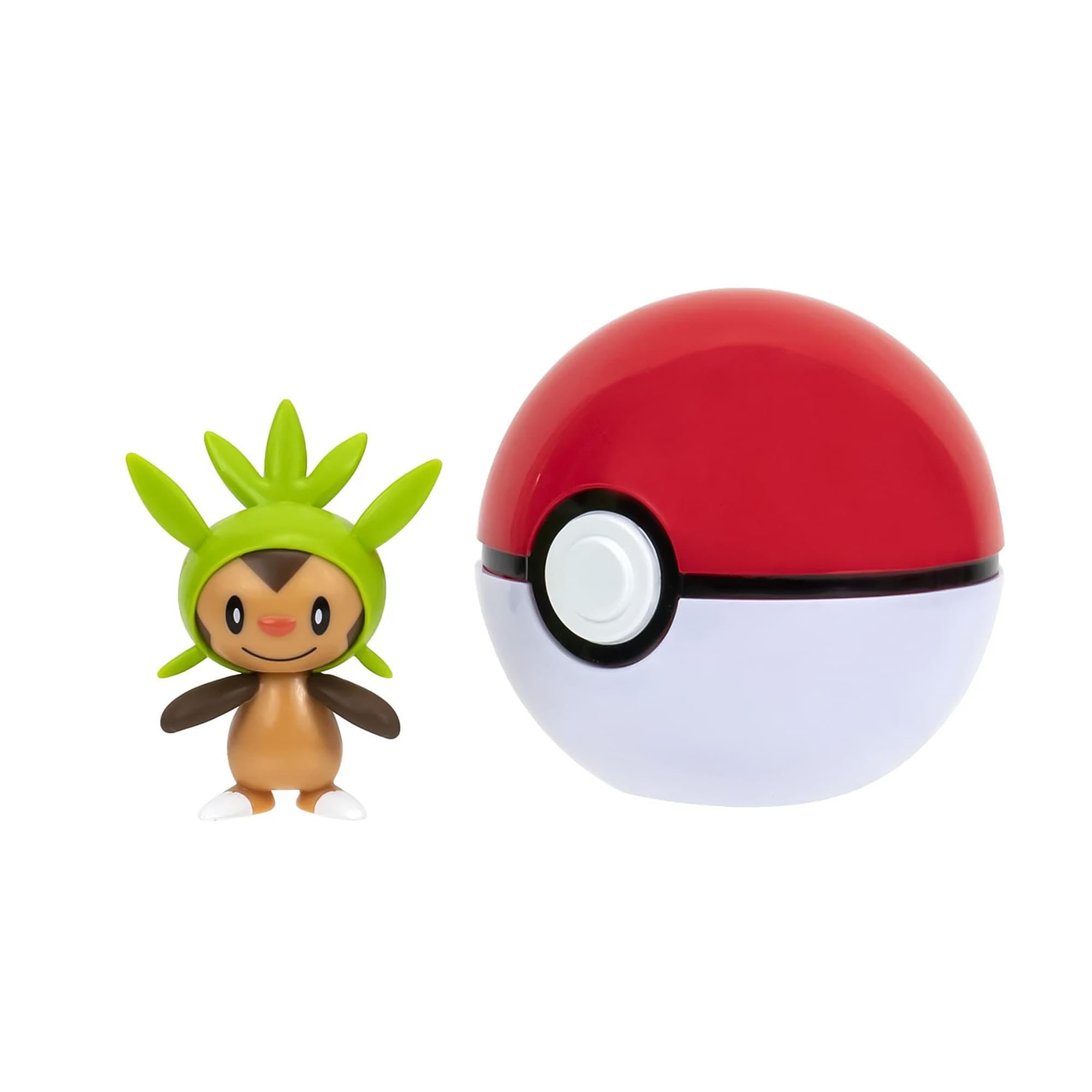 Pokémon Clip ‘N’ Go Chespin Includes 2-Inch Battle Figure and Poké Ball Accessory