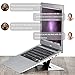 Invisible Laptop Stand Portable-RUCACIO Adhesive Laptop Stand Lightweight Kickstand Foldable Seamless Appendage of Computer Dual-Angle Adjustment Anti-Slide Fits Mac Book,Laptops,iPad, Tablet (Gray)