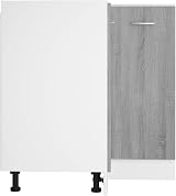 vidaXL Multi-Purpose Engineered Wood Kitchen Cabinet Grey Sonoma 75.5x75.5x81.5 view 7