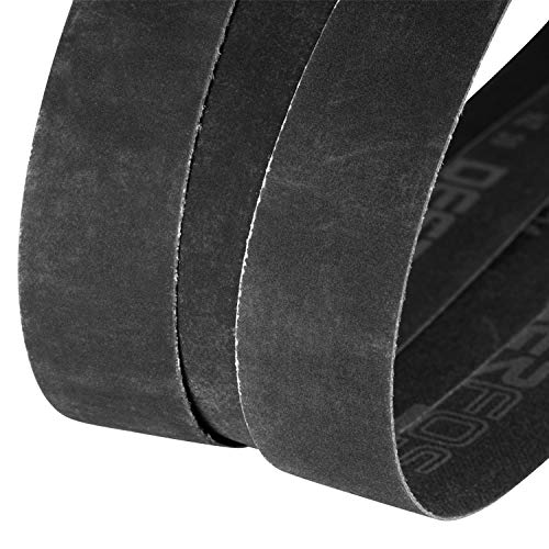 1 x 30 Inch Sanding Belts, Sander Belt Assortment, 12 Pack, 400, 600, 800, 1000 Grits, Silicon Carbide, Fine Grit, Assorted Abrasive Cloth for Knife Sharpening