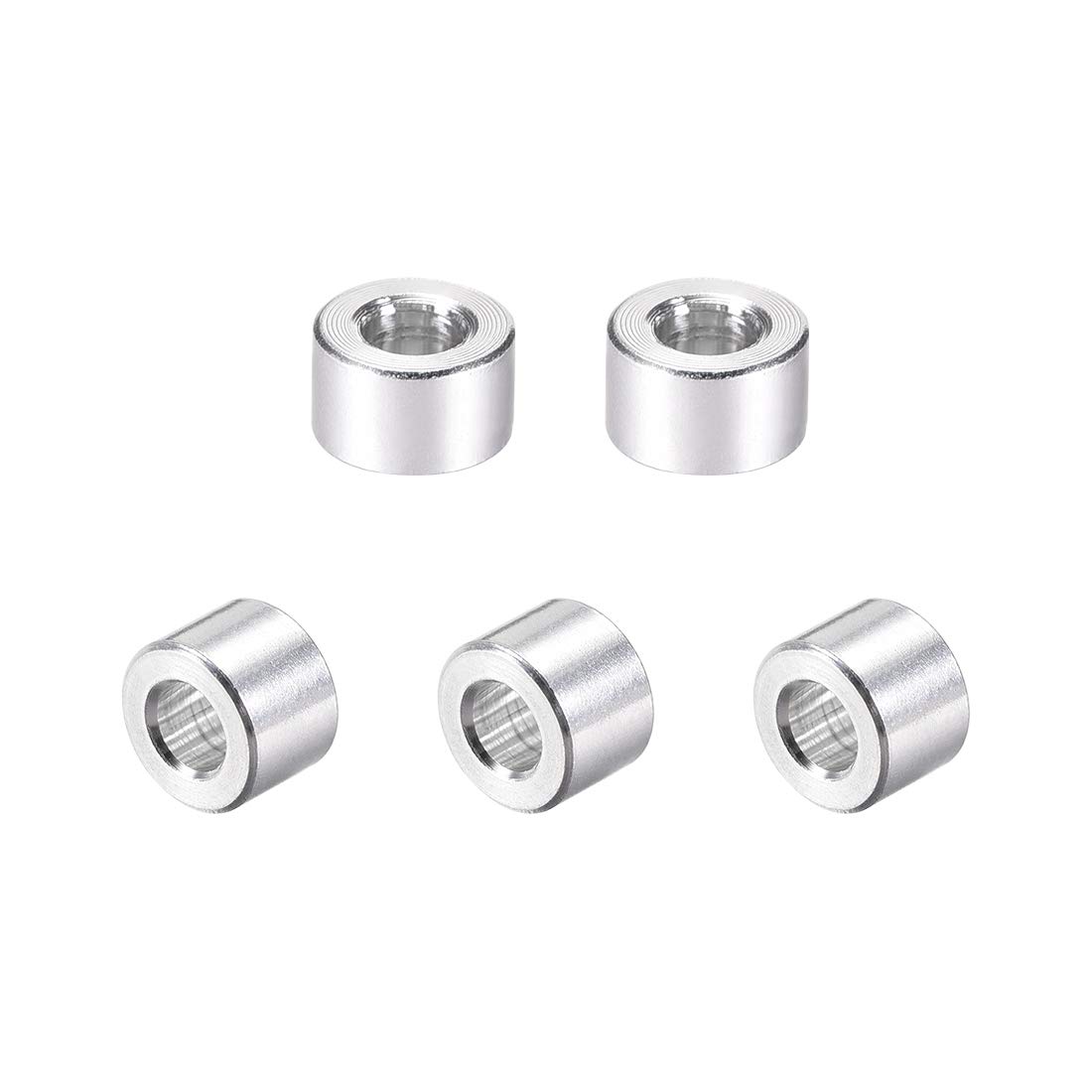 sourcing map 5 Pcs Round Aluminum Standoff Column Spacer 3.1x6x3mm(IDxODxH) for Drone FPV Quadcopter Racing RC Multirotors Parts DIY