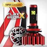 OPT7 Fluxbeam X H11 LED Headlight Bulbs - TIPM Resistors Kit - 60w 8,400Lm 6K Daytime White CREE - All Bulb Sizes - for Dodge, RAM, Jeep, Chrysler- 2 Yr Warranty