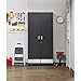 SystemBuild  Boss Tall Storage Cabinet, Charcoal Gray