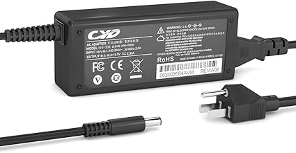 Amazon Com Qyd 19 5v 2 31a 45w Ac Adapter Replacement For Laptop Charger Dell Inspiron 15 5000 5555 5558 5559 3552 3000 3551 3552 P47f Xps 13 9350 9333 Ultrabook Hk45nm140 La45nm140 Ha45nm140 Power Supply Cord Home Audio Theater