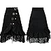 Taiduosheng Women's Steampunk Gothic Clothing Vintage Cotton Black Lace Skirts