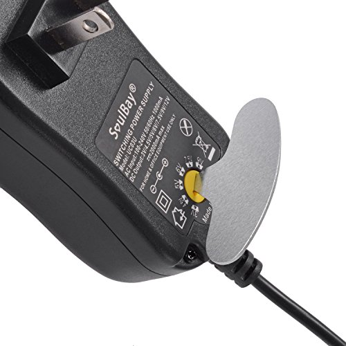[Upgraded Version] SoulBay Universal AC/DC Adapter Multi-Voltage Regulated Switching Power Supply With 8 Selectable Adapter Plugs, For 3V To 12V Home Electronics - 2Amps Max