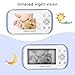DBPOWER Video Baby Monitor, 270o Pan-Tilt-Zoom/4.3” Large Screen/VOX/Soothing Lullabies/Temp. Monitor/2-Way Talk/Night Vision/Nightlight/Record/Sound Indicator for Elder/Pet. etc., Camera Expandable