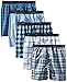 Hanes Men's 5-Pack Tagless, Tartan Boxer with Exposed Waistband
