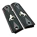 Altamont 1911 Grips - Spanish Diamond - Full Size 1911 Wood Grips w. Ambi Safety fits Most Commander, Standard & Government 1911 Models - Made in USA
