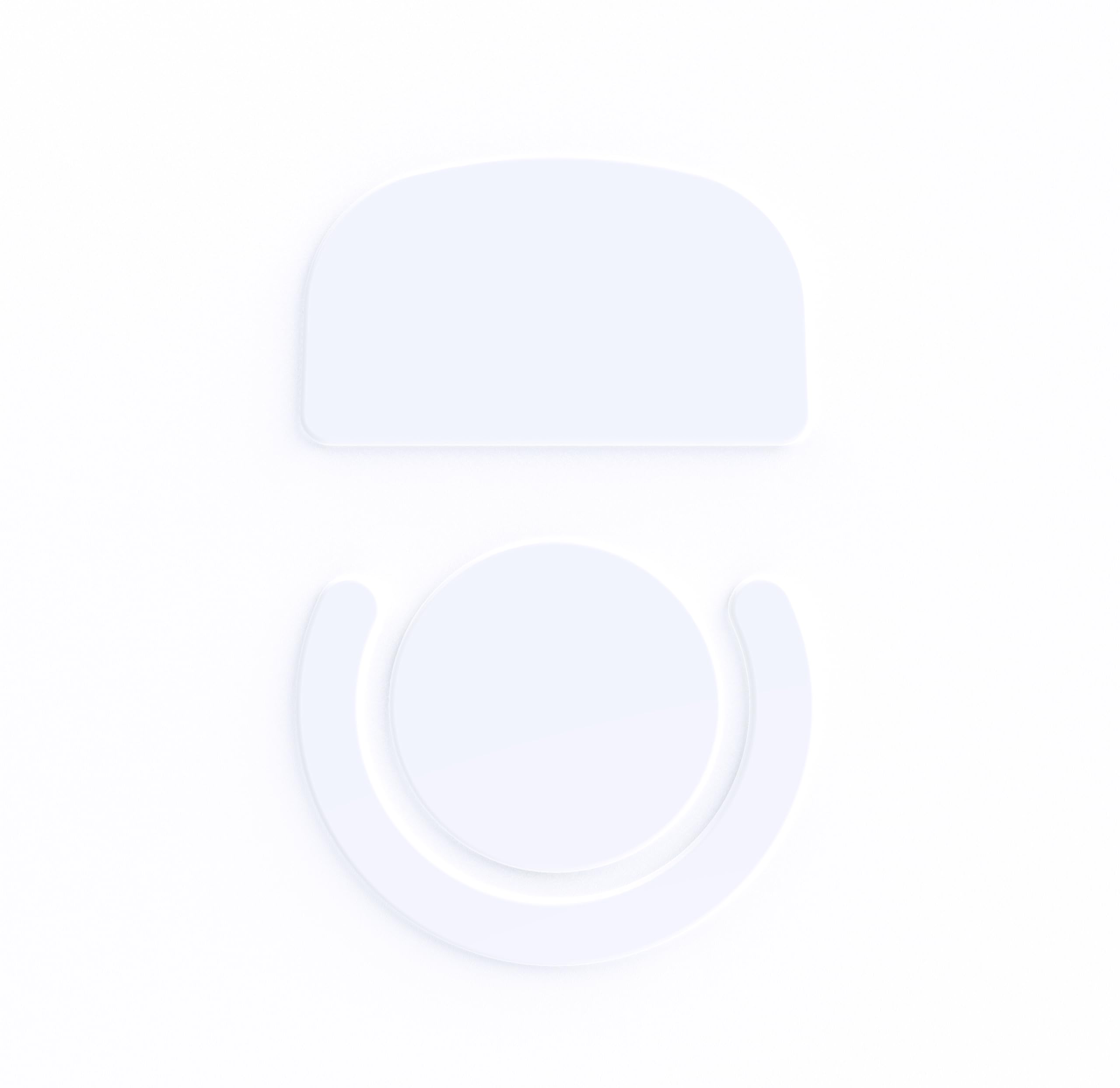 PWNAGE SmoothGlide PTFE Rounded Replacement Mouse Skates Feet for G Pro X Superlight GPX, Ultra-Smooth and Durable, 3M Adhesive, Gaming Mouse White