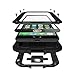 iPhone 7 Case, iPhone 8 Case, CarterLily Full Body Shockproof Dustproof Waterproof Aluminum Alloy Metal Gorilla Glass Cover Case for Apple iPhone 7 iPhone 8 4.7 inch - Black
