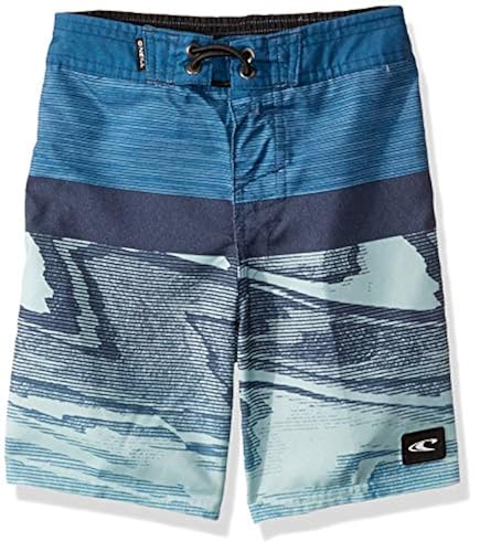 O'NEILL Boys' 18 Inch Outseam Ultrasuede Swim Boardshort, Blue