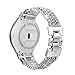 Gear S2 Watch Bands, Fresher Bling CZ Crystal Rhinestone Chains Loop Replacement Accessories Bracelet Strap for Samsung Gear S2 SM-R720 / SM-R730 Smart Watch, Silver, Rose Gold (Silver)