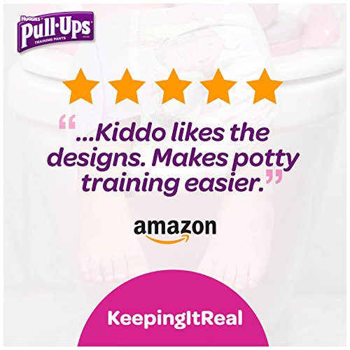 Pull-Ups Learning Designs Potty Training Pants for Girls, 3T-4T (32-40 lb.), 84 Ct. (Packaging May Vary)