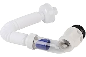 CHICIRIS Adjustable Sink Drain Pipe, Flexible Extendable Ripple Design with One Way Check Valve, for Bathroom Wash Basin Drai