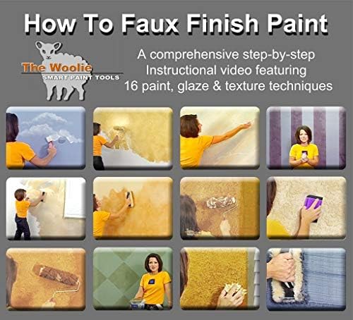 Faux Painting Techniques - Full-Length How to Paint Instruction Steps Video DVD by The Woolie