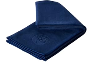 Manduka eQua Hot Yoga Mat Towel - 72" | Instant Moisture Activated Grip | Ultra Soft Microfiber | Quick Dry, Daily Use Ready | Lightweight, Travel Friendly Mat Layer