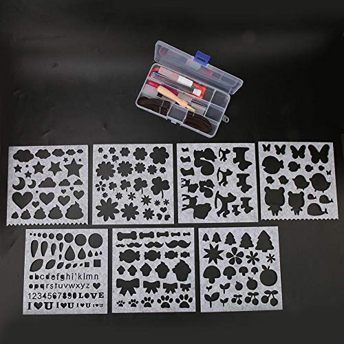 image for Hilitand 7Pcs DIY Needle Felting Applique Mold Handcraft Making Cute P
