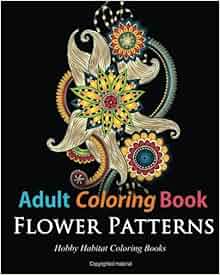 Amazon Com Adult Coloring Books Flower Patterns 50