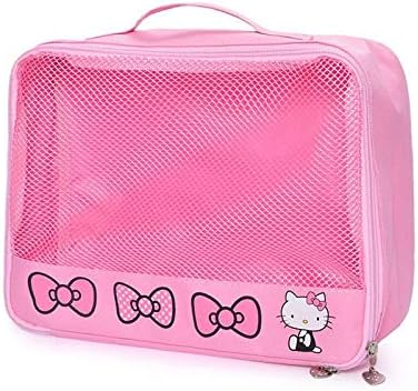 YUNVWUGUA Hello Kitty Hello Kitty Wash Bag Cosmetic Bag Girls Large Capacity Cute Travel Multi-purpose Storage Bag Large Capacity Hand Storage Bag Simple Waterproof Travel Portable Wash Bag