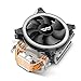 darkFlash CPU Cooler PC Heatsink with Four Direct Contact Heat Pipes & 120mm PWM White LED Fan Computer CPU Air Cooling Cooler Radiator for Intel & AMD