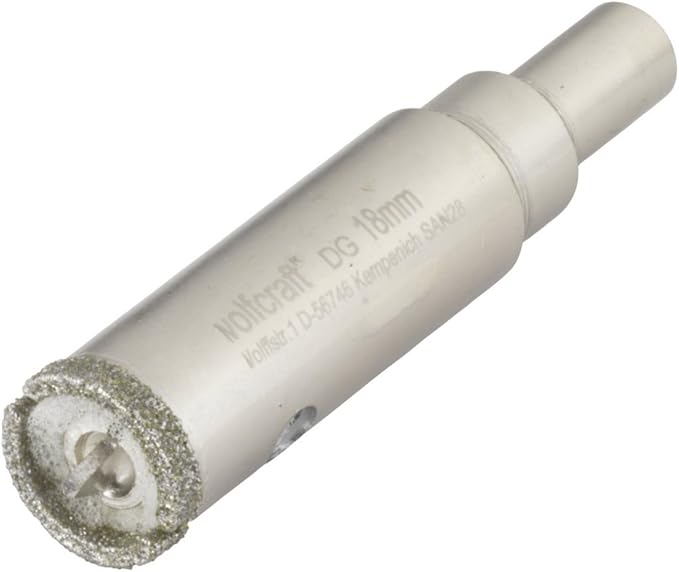 Wolfcraft 5920000 1 Diamond Ceramic Hole Saw Accessory with 10 mm Shank and 18 mm Ø Amazon.co